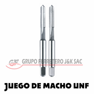 Juego Machos Unf M9.0 X 1.0 (3Pzs)-Black Cross